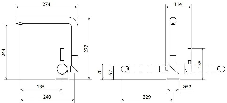 Кухненски кран La Torre Tech Cr 12115