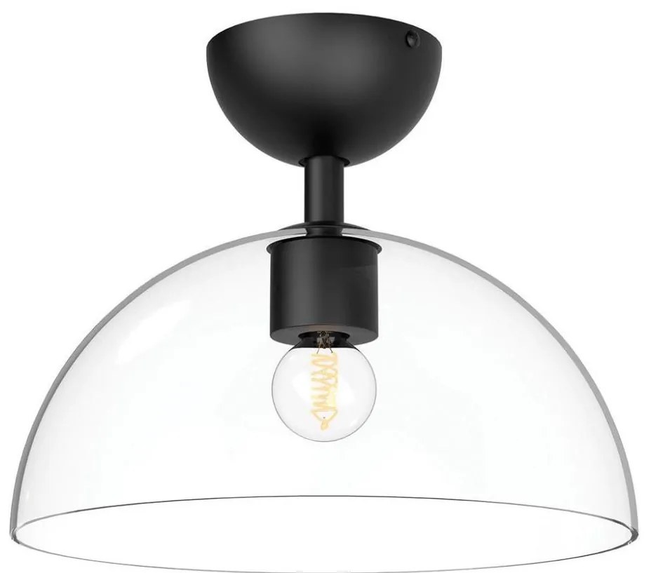 Alora Mood ALM-JUDE-SF-MB-CL-Strop. Плафон JUDE 1xE27/60W/230V, Ø30,5 см, черен