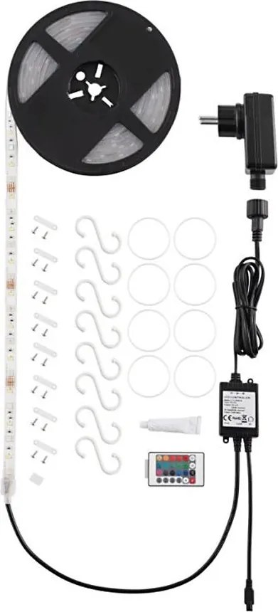 Eglo 32859 - RGB димируема COB LED лента 5m LED/12W/230V 4000K IP44 +дистанционно управление