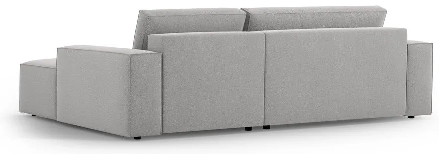 Светлосив разтегателен ъглов диван (десен ъгъл) Jodie – Micadoni Home