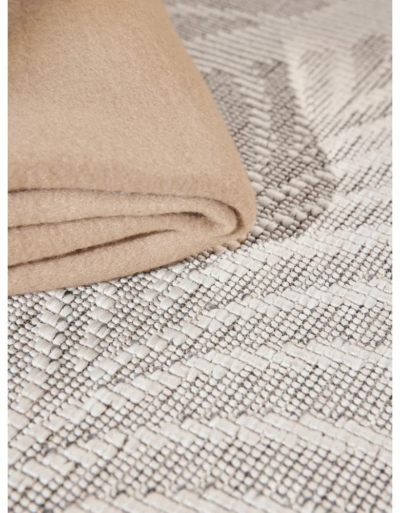 Килим за открито и закрито в цвят слонова кост и сиво 160x230 cm Duet Liora – NORTHRUGS