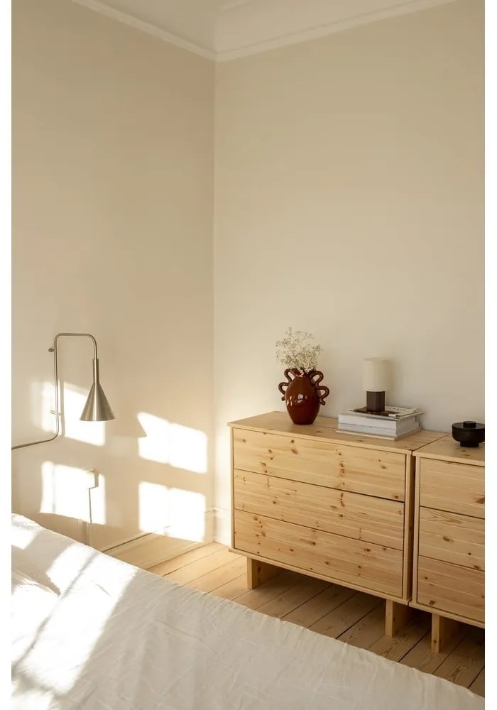 Естествен скрин от борова дървесина Kommo - Karup Design