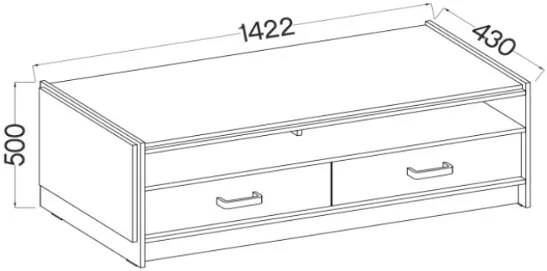 TV шкаф Raka-Length: 180.1 cm