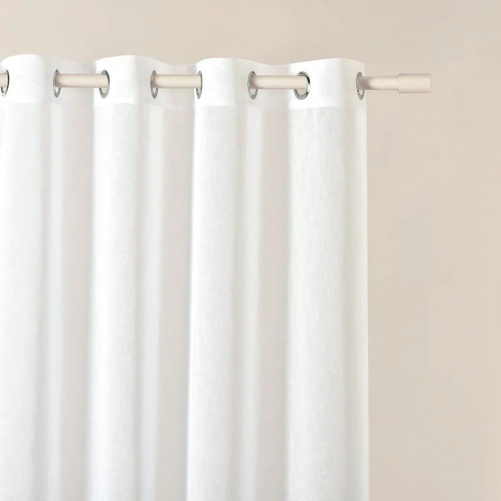 Бяла завеса Sensia с втулки 350 x 250 cm