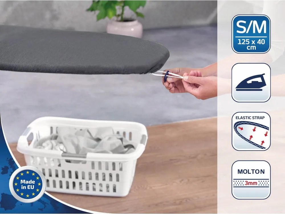 Покривало за дъска за гладене 125x40 cm Thermo Reflect S/M – LEIFHEIT