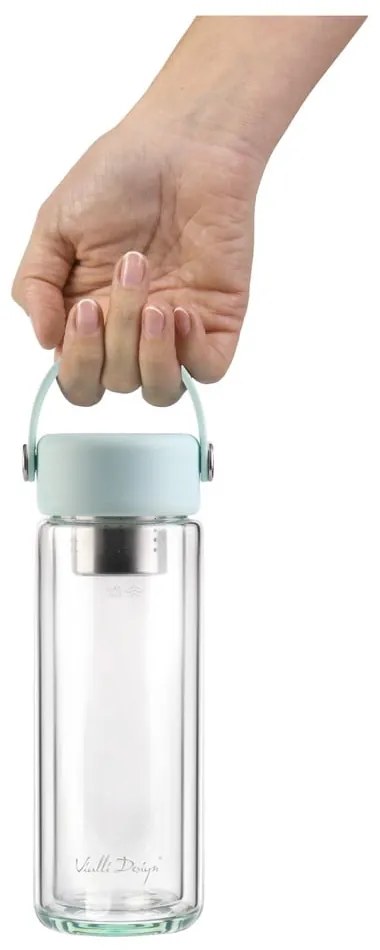 Стъклена бутилка мента 350 ml Fuori – Vialli Design