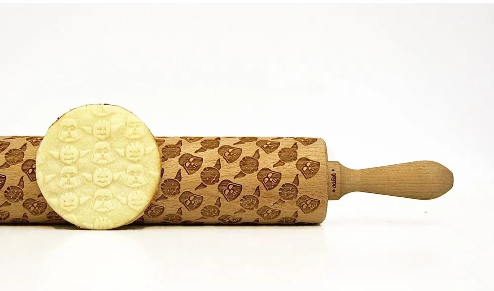 Дървен релефен валяк за тесто Star Wars - Valek