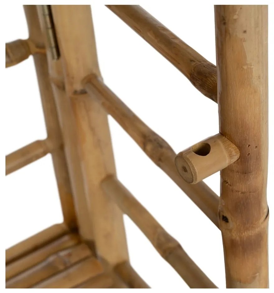 Бамбуков стелаж в естествен цвят 61x104x34 cm Manali – Ixia