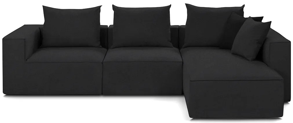 Декоративен възглавница-55 x 55 cm.-Black