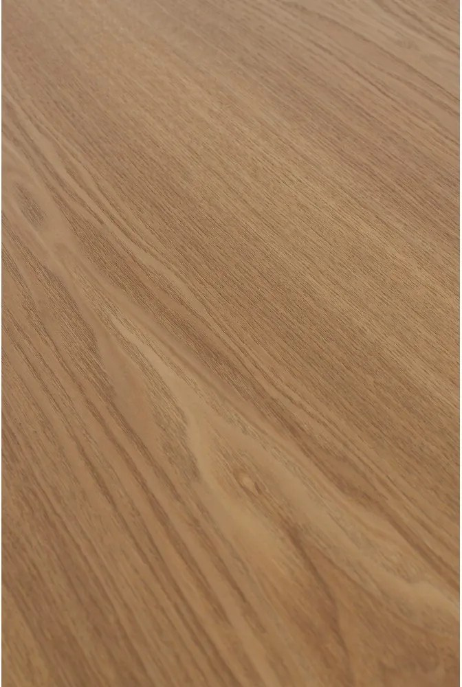 Кръгла трапезна маса от декор от дъб ø 120 cm Laurent – White Label