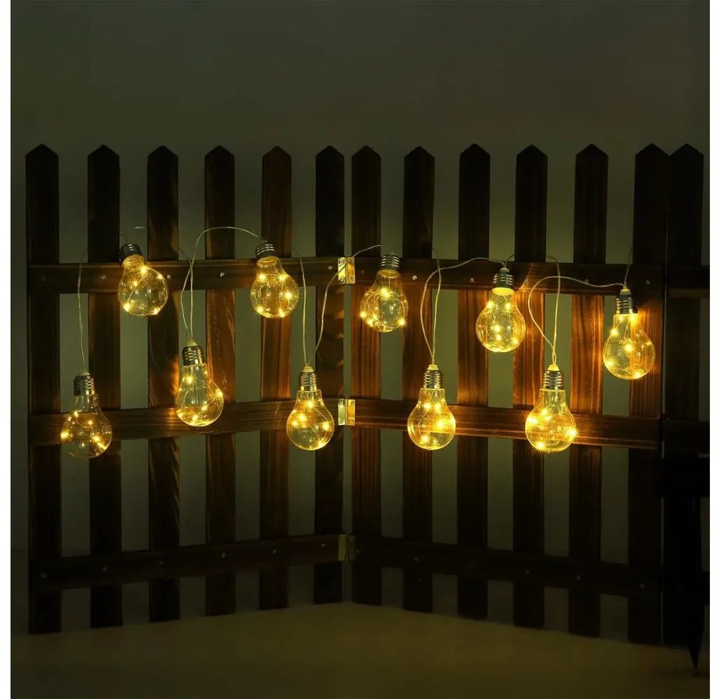 Globo 33708-10 - LED соларен гирлянд 10xLED/0,06W/3,2V IP44