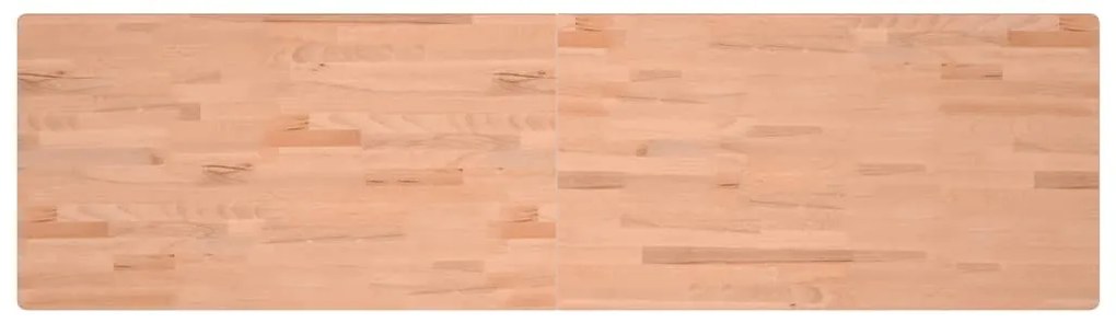 356097 vidaXL Плот за бюро, 200x55x2,5 см, масивно дърво бук