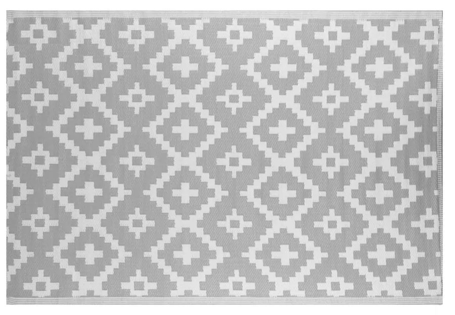 Outdoor Carpet Paros Сив полипропилен 140 x 200 cm