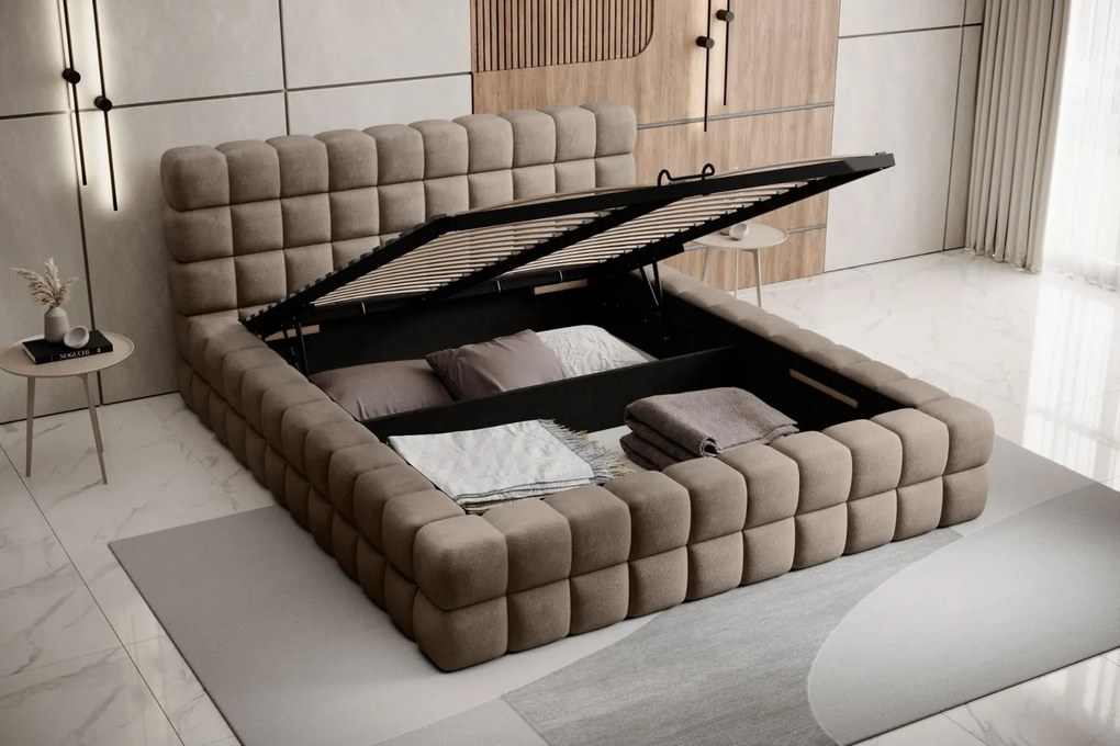 Тапицирано легло Dagmar-Kafe-180 x 200