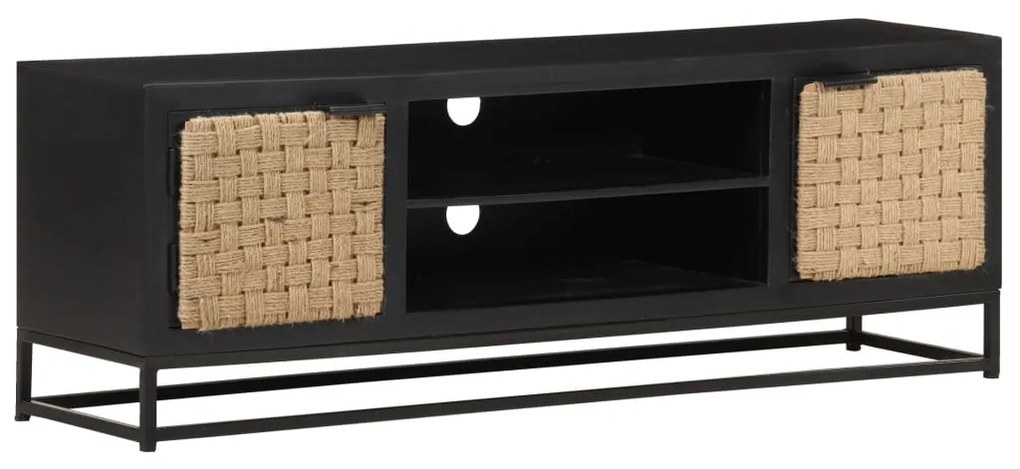 323496 vidaXL ТВ шкаф, 120x30x40 см, мангово дърво масив