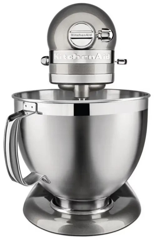 Планетарен миксер Artisan Elegance KitchenAid 5KSM185PSEMS, 300W, 4.8 л, Direct drive, 10 скорости, Инокс