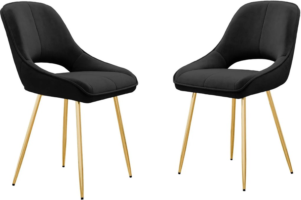 Стол Muz 1143 2pcs-Черен