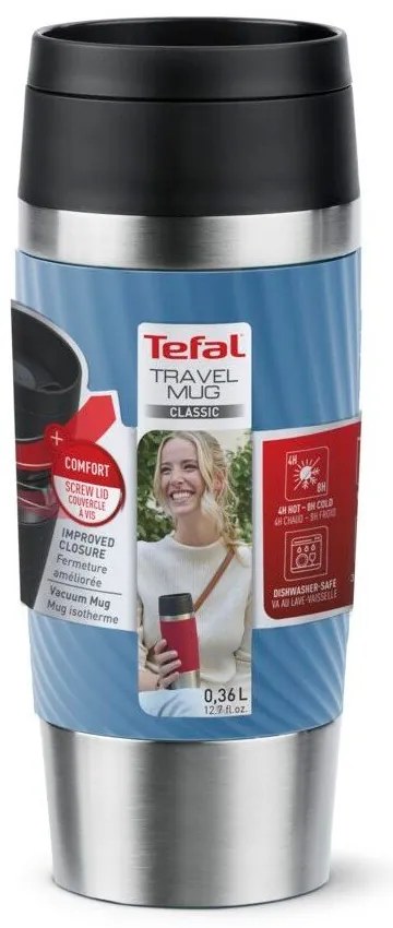 Светлосиня чаша за път 360 ml – Tefal