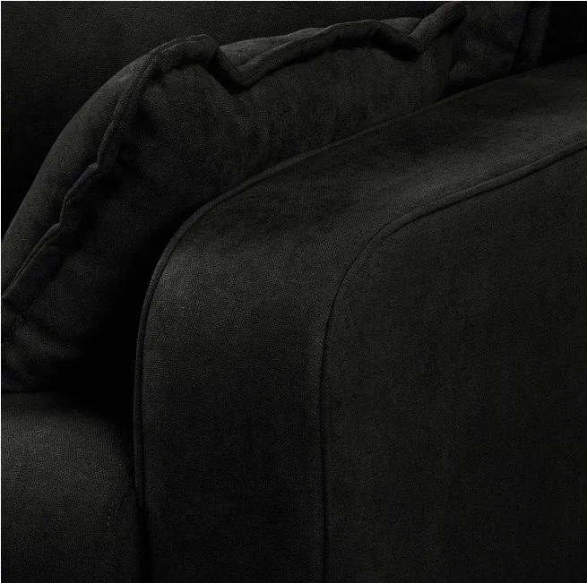 Черен диван 193 cm Beata - Ropez