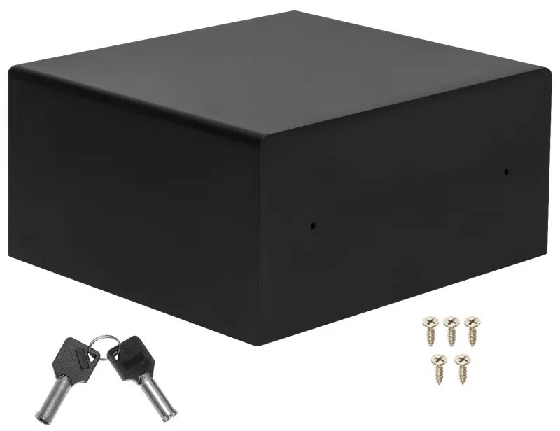 Електронен сейф Adler AD 1045, 200x420x370 мм, 14 л, Блокиране след 4 грешни опита, Предупреждение за изтощена батерия, Черен