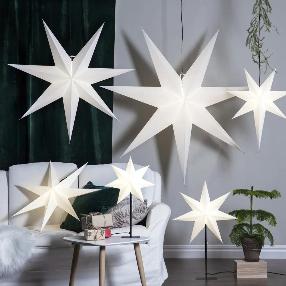 Бяла светлинна украса с коледен мотив Frozen - Star Trading