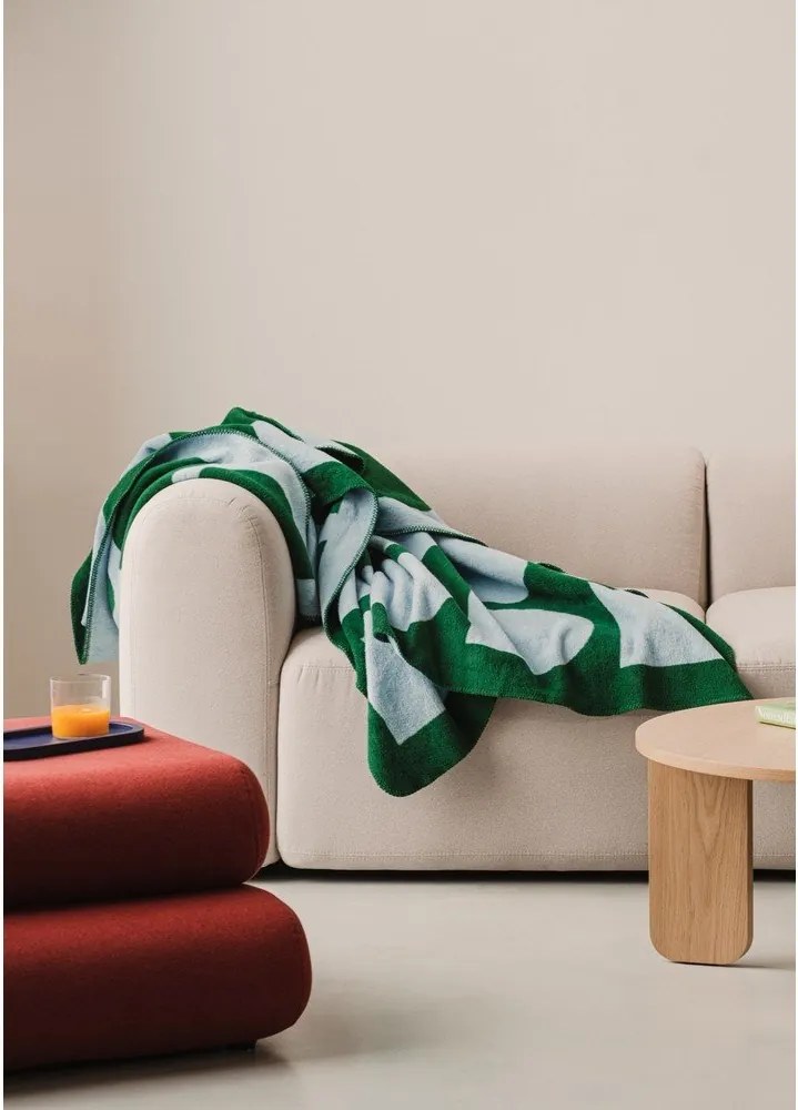 Зелено/синьо одеяло 150x200 cm Gilli – noo.ma