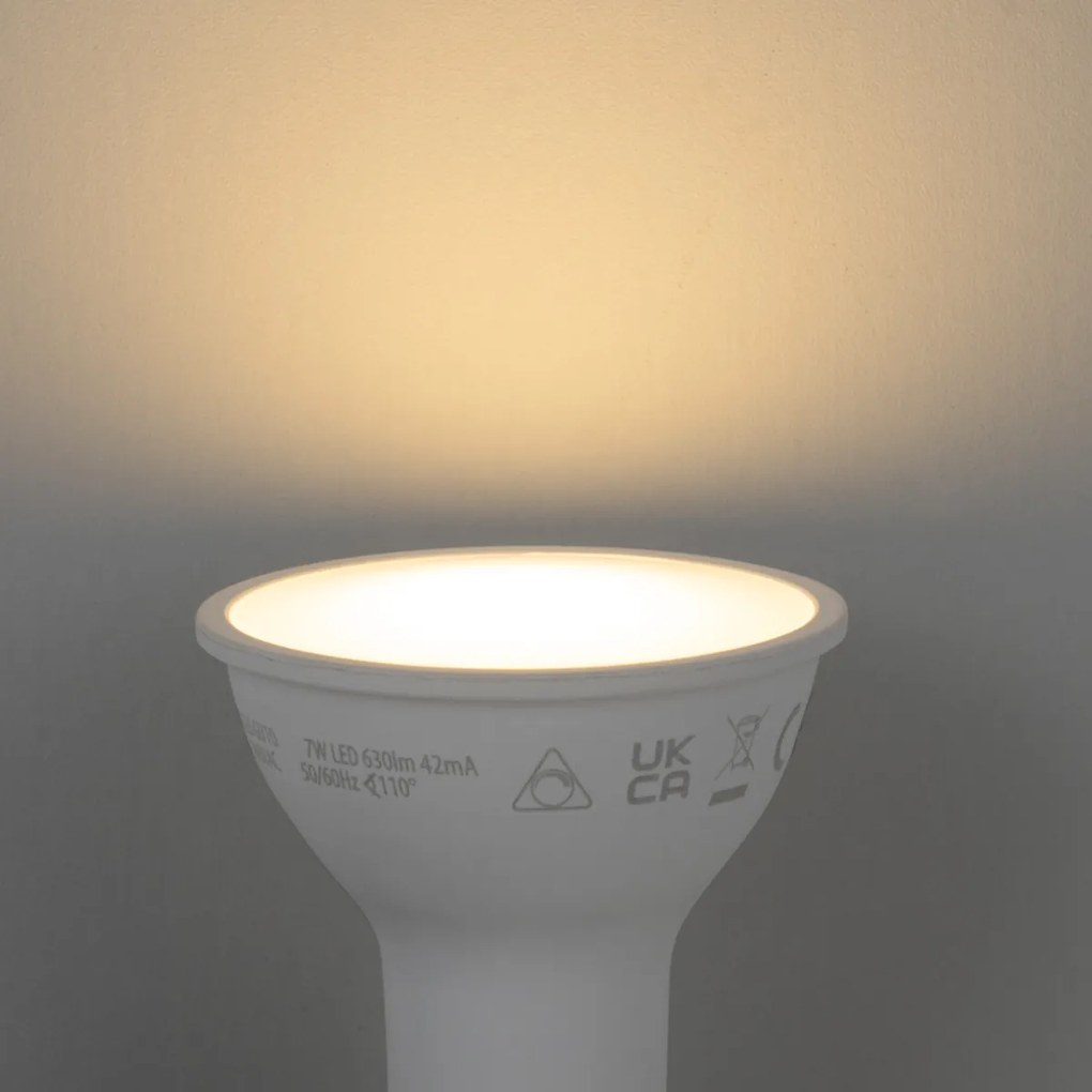 Комплект от 5 Smart GU10 50mm димируеми LED крушки Opal 7W 630 lm 2700K