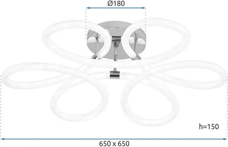 Лампа LED G023-C Gold
