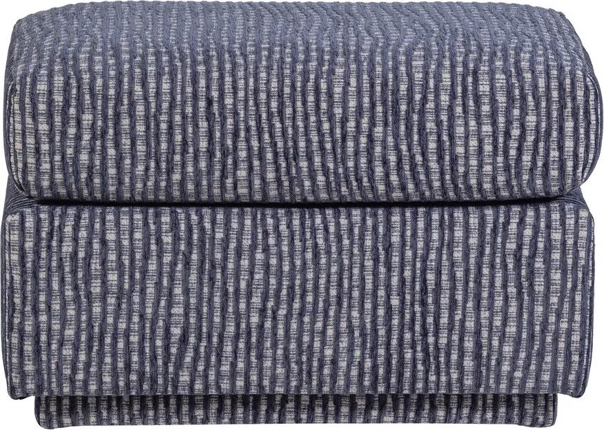 Сиво-синя тапицирана табуретка Lou – WOOOD