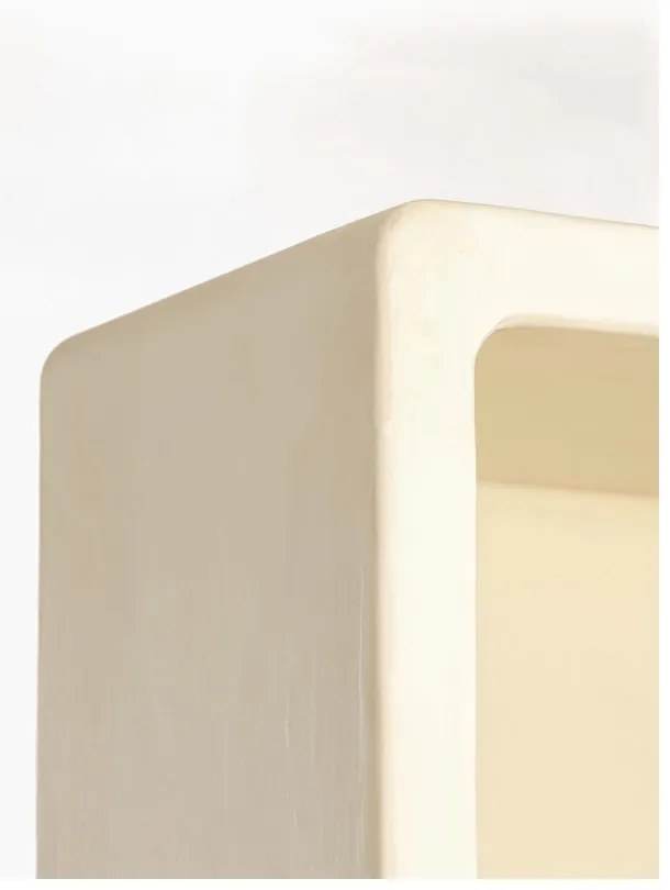 Бежов шкаф за книги 110x190 cm Nahua - Light & Living