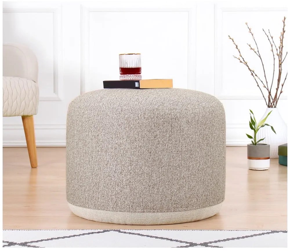 Бежова табуретка Cedre – Artie