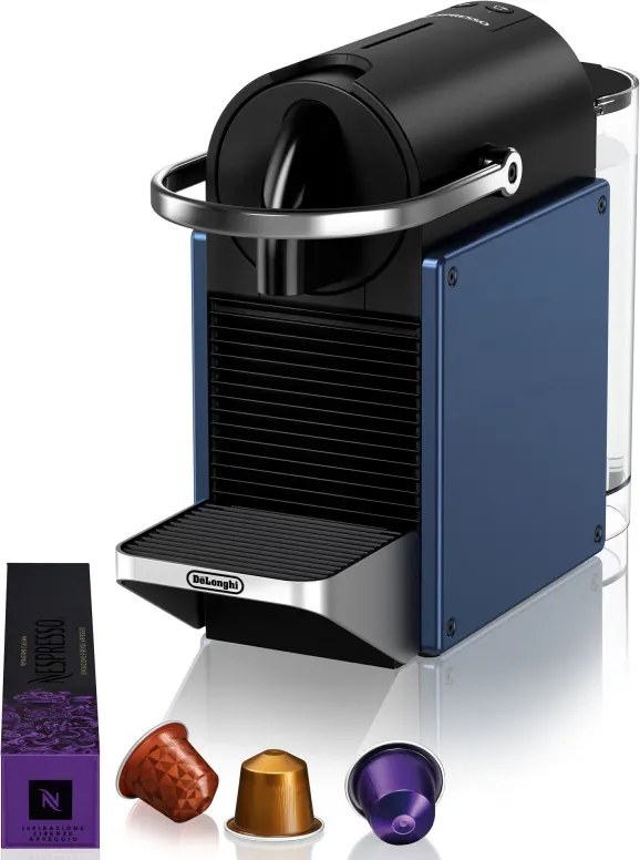 Еспресо машина DeLonghi Pixie EN127.BL, 1260W, 19 bar, 0.7 л, Nespresso, Автоматично изключване, Син