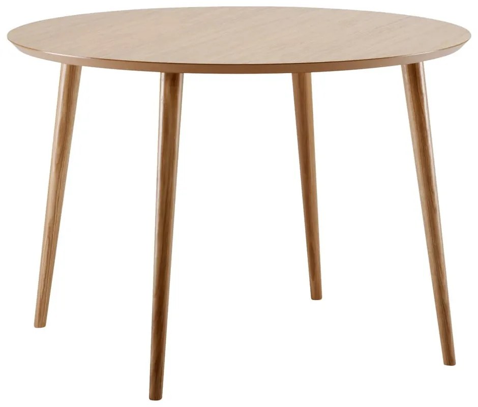 Трапезна маса в дъбов декор , ø 100 cm Cloyd - Woodman