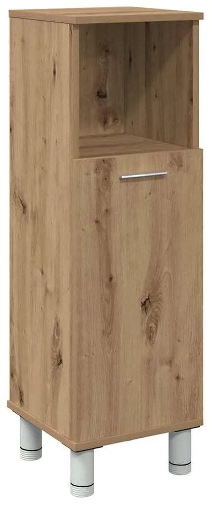 856138 vidaXL Шкаф за баня Artisan Oak 30x30x95 cm Инженерна дървесина