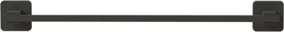 Закачалка за кърпи и хавлии TEKNO TEL TR MG 360B, 47х6х5 см, Закрепване с дюбел, Матово черно