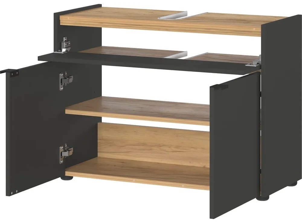 Антрацитен комплект за баня Forano – Germania