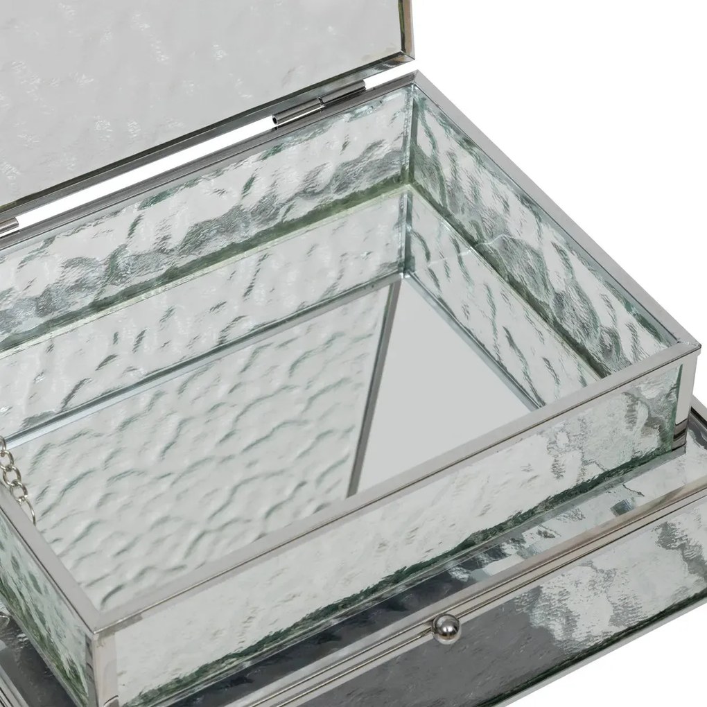 Сет кутии за съхранение на бижута atmosphera Ania, 2бр, Стъкло