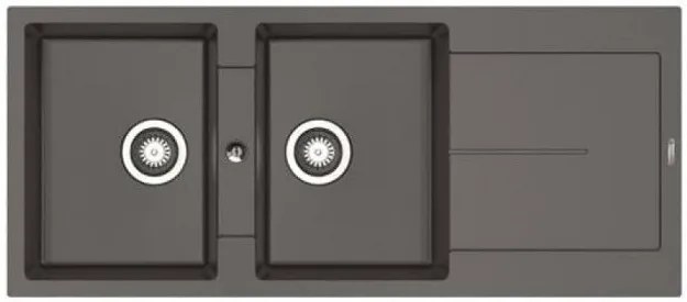 Кухненска мивка Pyramis Ithaka 2B 1D-сив