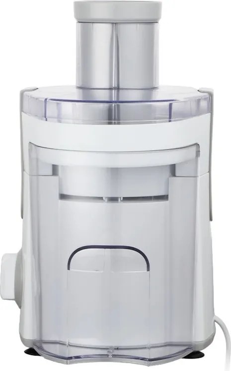 Сокоизстисквачка Oliver Voltz OV51160C, 400W, 600 мл, 2 степени, Голям отвор, Контейнер за отпадъци, Тиха, Бял