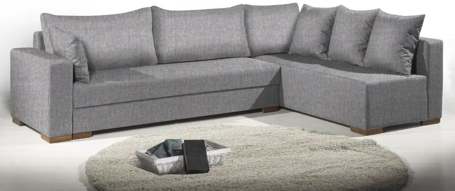 Ъгъл диван Trendy-Left-265φ 165β cm.-Light gray