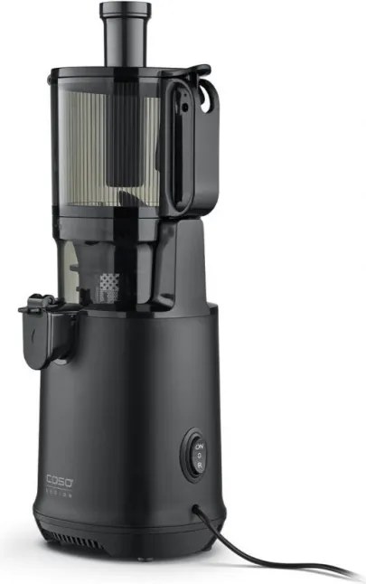 Бавна сокоизтисквачка Caso Juice Fit Pro, 250W, 1 л, 40 об/мин, Safety Stop, Тиха работа, Черен мат