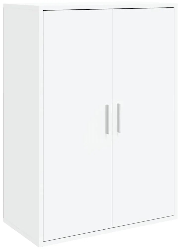 840485 vidaXL Сайдборд, бял, 60x31x84 см, инженерно дърво