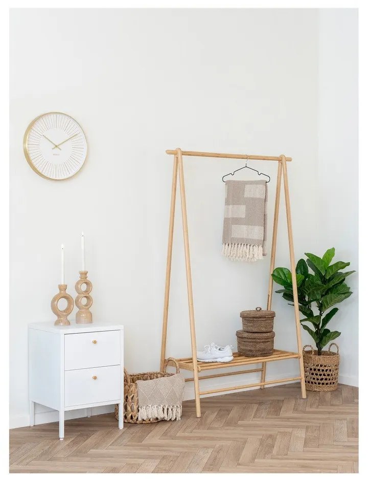 Светлокафяво одеяло от рециклиран памук 130x180 cm Adana – House Nordic