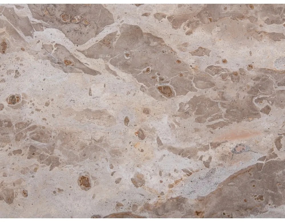 Кръгла масичка за кафе с мраморен плот ø 50 cm Force - Leitmotiv