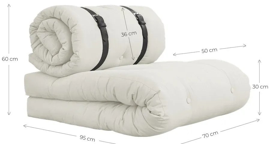 Променлив стол за закопчаване Creamy Buckle up - Karup Design