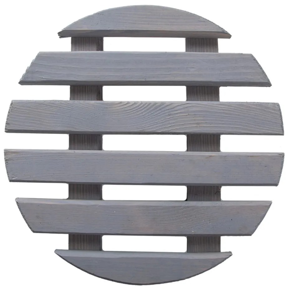 Дървена подвижна стойка за саксии ø 29 cm (височина 8 cm) Indoor – Esschert Design