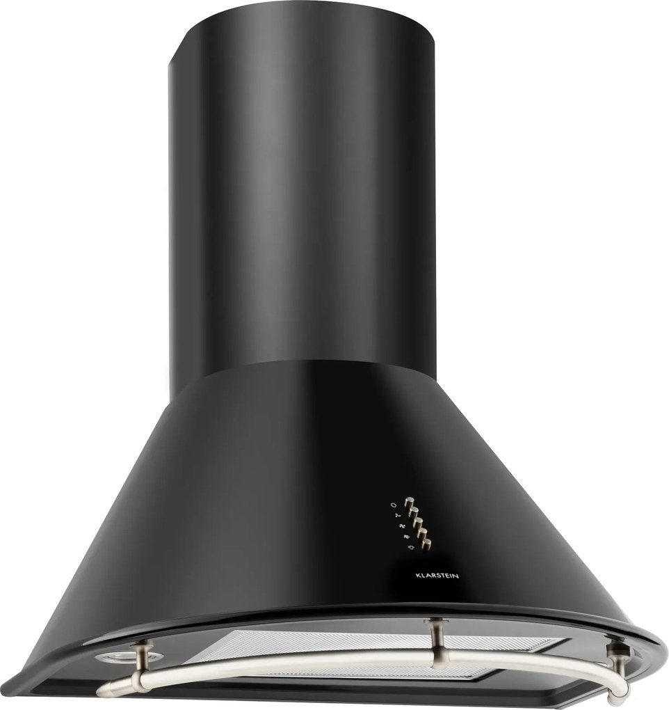 Klarstein Noir RetroAбсорбатор от неръждаема стомана 60см черен