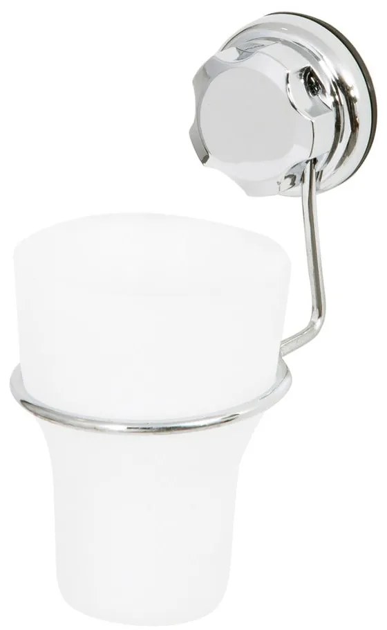 Метална чаша за четка за зъби в сребрист цвят Bestlock Bath - Compactor