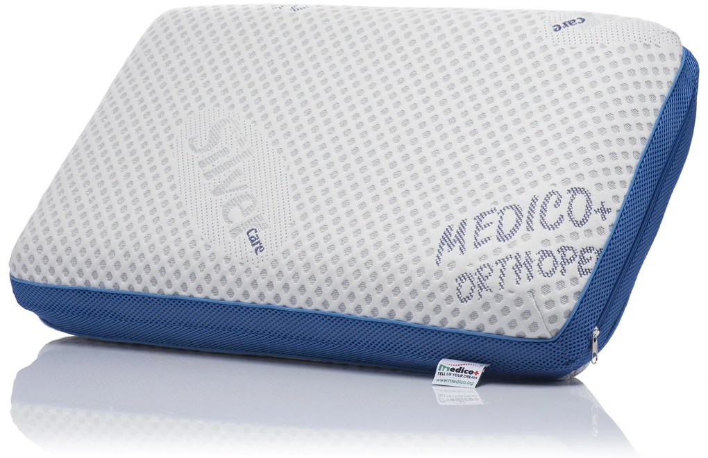 Ортопедична мемори възглавница с охлаждащ гел Medico Silver Maxcool