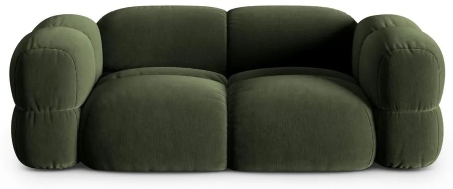 Зелен кадифен диван 210 cm Loretto – Cosmopolitan Design